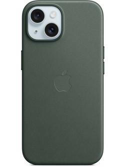 Apple FineWoven MagSafe Back Cover Evergreen (iPhone 15)