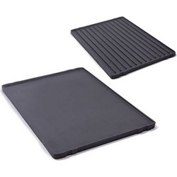 GrillPro Μαντεμένια Πλάκα Ψησίματος 34x24cm 91212