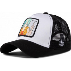 Capslab Ανδρικό Καπέλο Jockey με Δίχτυ Snapback Υφασμάτινο Λευκό 1BUL3