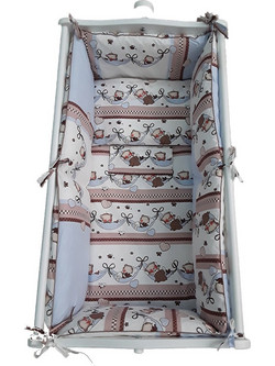 Beboulino Bear In Hammock Σετ Λίκνου Beige 6τμχ