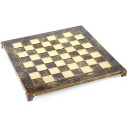Manopoulos Σκακιέρα Μεταλλική 36x36cm B36BRO