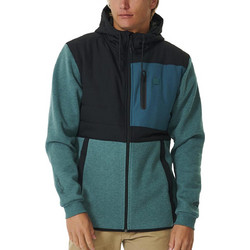 Rip Curl Anti Series Ανδρική Ζακέτα Fleece με Κουκούλα και Φερμουάρ Πράσινη CFEHL9-0076