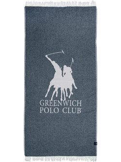 Greenwich Polo Club 3907 Πετσέτα Θαλάσσης Μπλέ 85x170cm