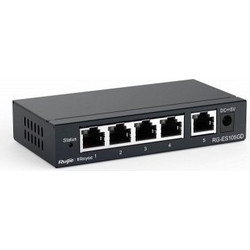 Ruijie RG-ES105GD Unmanaged L2 Switch με 5 Θύρες Ethernet 1Gbps