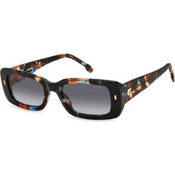 Carrera CA3014S JBW/90 Γυναικεία Γυαλιά Ηλίου Ορθογώνια Κοκάλινα Μαύρο Πολύχρωμο με Μαύρο Polarized Φακό