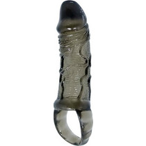 Baile Men Cover Penis & Strap Κάλυμμα Επιμήκυνσης Πέους 11.5cm Μαύρο