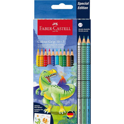 Faber-Castell Grip Dinosaur Ξυλομπογιές Σετ 13τμχ