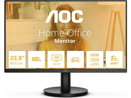 AOC 24B3CA2 IPS HDR Monitor 23.8" 1920x1080 FHD 100Hz 4ms