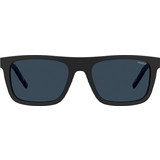 Hugo Boss HG1297S D51KU Ανδρικά Γυαλιά Ηλίου Τετράγωνα Κοκάλινα Μαύρα με Μαύρο Polarized Φακό