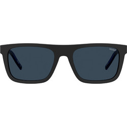 Hugo Boss HG1297S D51KU Ανδρικά Γυαλιά Ηλίου Τετράγωνα Κοκάλινα Μαύρα με Μαύρο Polarized Φακό