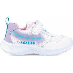 Garvalin Παιδικά Sneakers με Φωτάκια Λευκά Λιλά 242812