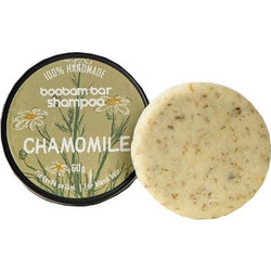 Boobam Chamomile Bar Φυτικό Σαμπουάν & Αφρόλουτρο για Προστασία Χρώματος για Βαμμένα Μαλλιά 60gr
