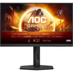 AOC 24G4X IPS HDR Gaming Monitor 23.8" 1920x1080 FHD 180Hz 0.5ms