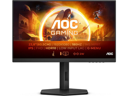 AOC 24G4X IPS HDR Gaming Monitor 23.8" 1920x1080 FHD 180Hz 0.5ms