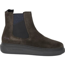Harmont & Blaine Ανδρικά Chelsea Μποτάκια Suede Καφέ 3EFM232007-5220