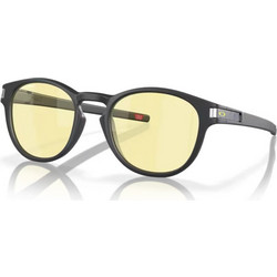 Oakley OO9265 67 Ανδρικά Γυαλιά Ηλίου Στρογγυλά Κοκάλινα Μαύρα με Κίτρινο Polarized Φακό