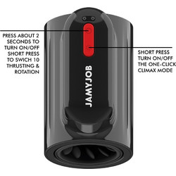Jamyjob Vortex Thrusting & Rotate Pocket Αυνανιστήρι με Αναρρόφηση