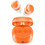 Cellular Line Music Sound Flow Ακουστικά Bluetooth Earbud Orange