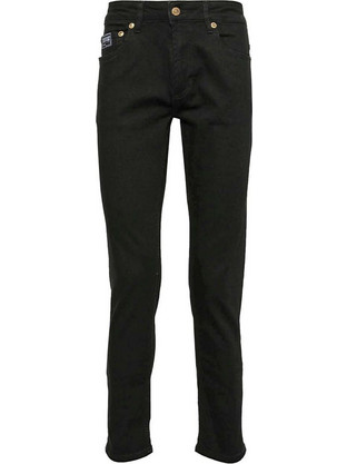 Versace Ανδρικό Τζιν Παντελόνι Slim Εφαρμογή Μαύρο 76GAB5D0CDW00-909