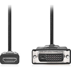 Nedis Καλώδιο HDMI Male to DVI-D Male 3m Black CCGL34800BK30