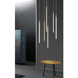 Sikrea ELIA/6D Ν Κρεμαστό Φωτιστικό Οροφής Πολύφωτο LED με Θερμό Λευκό Φως 7340D-SIKREA