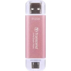 Transcend ESD310 512GB USB Stick 3.2 Gen 2 με USB-A & USB-C Ροζ