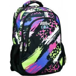 Back Me UP No Fear Fluo Prints Σχολική Τσάντα Πλάτης Δημοτικού Πολύχρωμη 348-31031