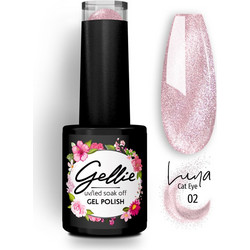 Gellie Luna 02 Cat Eye Ημιμόνιμο Βερνίκι Νυχιών
