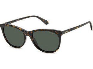Polaroid Eyewear PLD4161S 086UC Ανδρικά Γυαλιά Ηλίου Τετράγωνα Κοκάλινα Ταρταρούγα με Μαύρο Polarized Φακό