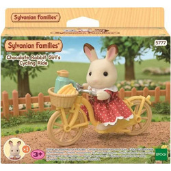 Sylvanian Families Chocolate Rabbit Girl's Cycling Ride