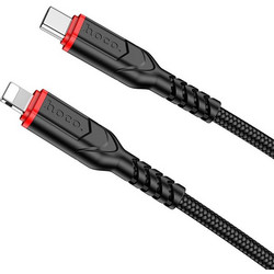 Hoco X59 Braided USB-C to Lightning Cable 20W 1m Black X59VICTORY