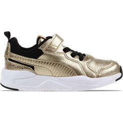 Puma X-Ray Metallic Παιδικά Sneakers Χρυσά 382511-02