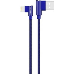 Awei CL-32 Angle 90° Braided USB-A to Lightning Cable 1.2m Blue CL-32
