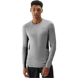 4F Functional Ανδρικό Αθλητικό T-Shirt Γκρι 4FWAW24TFLOM252-27S