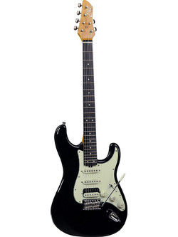Eko Guitars Aire V-NOS Ηλεκτρική Κιθάρα ST Style με HSS Μαγνήτες Black