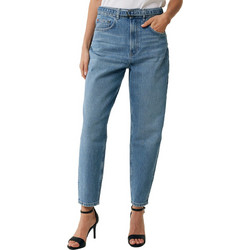 Mexx Ψηλόμεσο Γυναικείο Τζιν Παντελόνι Mom Fit Εφαρμογή Μπλε MF006201141W-50061