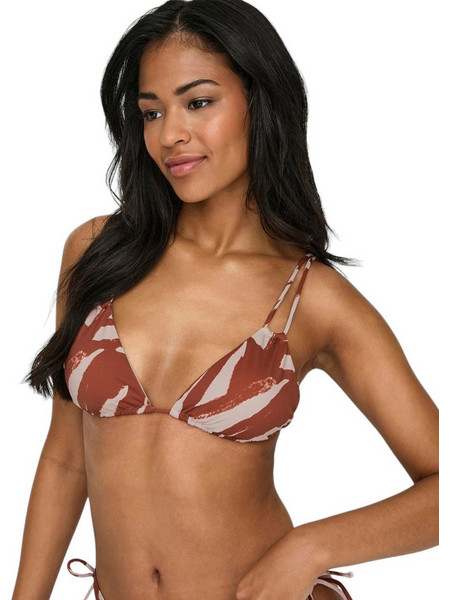 Only Bikini Top Τριγωνάκι Καφέ 15314217