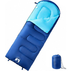 vidaXL Sleeping Bag Μονό 3 Εποχών Μπλε 94439