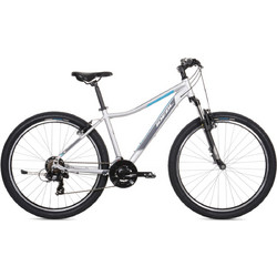 Ideal Trial Ποδήλατο Trekking 27.5" Αλουμινίου με 21 Ταχύτητες Ασημί