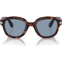 Persol PO0060S 24/56 Γυαλιά Ηλίου Τετράγωνα Κοκάλινα Ταρταρούγα με Μπλε Polarized Φακό
