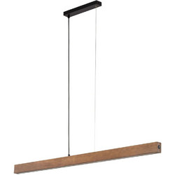 TK Lighting Κρεμαστό Φωτιστικό Οροφής Ράγα Μονόφωτο LED Μαύρο 1449