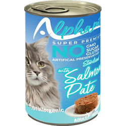 Alphapet Super Premium Sterilised Gluten & Grain Free with Salmon 400gr