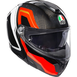 AGV Multi Plk Sharp Black Red Κράνος Μηχανής 1295gr