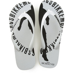 Bikkembergs Ανδρικές Σαγιονάρες Λευκές BKK1MSR02-WHITE