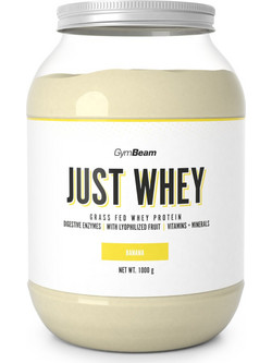 GymBeam Just Whey Banana Πρωτεΐνη Ορού Γάλακτος Γράμμωσης 1kg