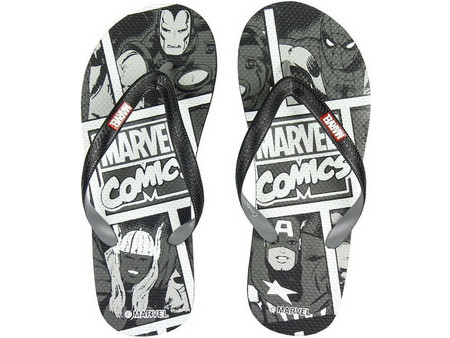 Marvel Ανδρικές Σαγιονάρες Γκρι 2300004285