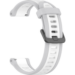 Techsuit W053 Λουράκι Σιλικόνης White (Universal 20mm)