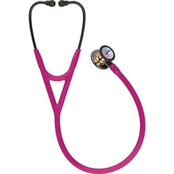 3M Littmann Cardiology IV Παιδιατρικό Καρδιολογικό Στηθοσκόπιο Non Chill με Διπλό Κώδωνα Raspberry Rainbow 6241