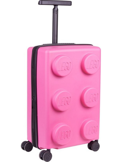 Lego Brick 20290-0026 Παιδική Βαλίτσα Καμπίνας 56x35.5x23cm με 4 Ρόδες Ροζ