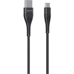 Havit CB707 USB-A to USB-C 1m Black 6939119024772